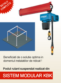 Oferta speciala poduri rulante standard